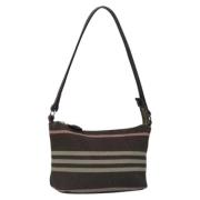 Pre-owned Canvas shoulder-bags Burberry Vintage , Brown , Dames