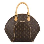 Pre-owned Canvas handbags Louis Vuitton Vintage , Brown , Dames