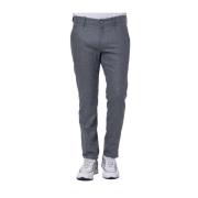 Grijze Flanellen Slim Fit Broek Jacob Cohën , Gray , Heren