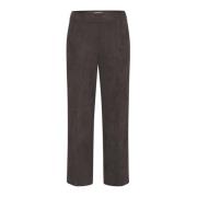 Wide Trousers Cinque , Brown , Dames