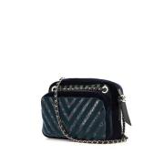 Pre-owned Canvas handbags Chanel Vintage , Black , Dames