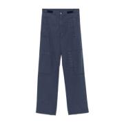 Rechte Pijp Broek MM6 Maison Margiela , Blue , Heren