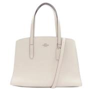 Pre-owned Leather handbags Coach Pre-owned , White , Dames