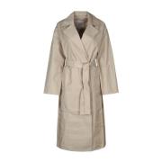 Katoenen Trenchcoat Calvin Klein , White , Dames