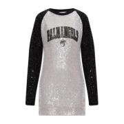 Paillettenjurk Palm Angels , Gray , Dames