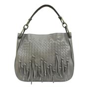 Pre-owned Leather handbags Bottega Veneta Vintage , Gray , Dames