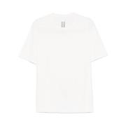 Witte Crew Neck Korte Mouw T-shirt Rick Owens , White , Heren