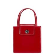 Pre-owned Leather handbags Bvlgari Vintage , Red , Dames