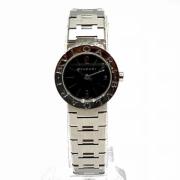 Pre-owned Stainless Steel watches Bvlgari Vintage , Black , Dames