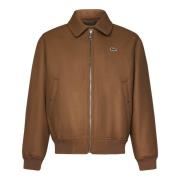 Bruine Jassen met Krokodil Badge Lacoste , Brown , Heren