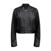 Zwarte Jassen voor Vrouwen MM6 Maison Margiela , Black , Dames