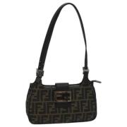 Pre-owned Canvas fendi-bags Fendi Vintage , Black , Dames