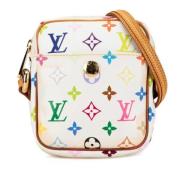 Pre-owned Canvas crossbody-bags Louis Vuitton Vintage , White , Dames