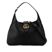 Pre-owned Leather gucci-bags Gucci Vintage , Black , Dames