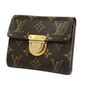 Pre-owned Canvas wallets Louis Vuitton Vintage , Brown , Dames