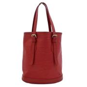 Pre-owned Leather shoulder-bags Louis Vuitton Vintage , Red , Dames