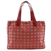 Pre-owned Fabric chanel-bags Chanel Vintage , Red , Dames