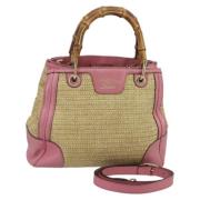 Pre-owned Fabric gucci-bags Gucci Vintage , Beige , Dames