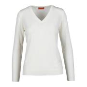 Kasjmier Gebreide Trui Ballantyne , White , Dames