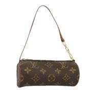 Pre-owned Canvas pouches Louis Vuitton Vintage , Brown , Dames