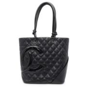 Pre-owned Fabric chanel-bags Chanel Vintage , Black , Dames