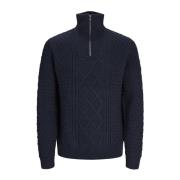 Donkerblauwe trui voor heren Jack & Jones , Blue , Heren