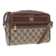 Pre-owned Canvas gucci-bags Gucci Vintage , Beige , Dames