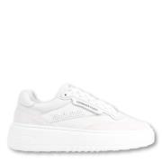 Retro leren mix sneakers Copenhagen Studios , White , Dames