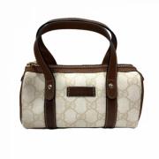 Pre-owned Leather gucci-bags Gucci Vintage , White , Dames