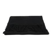 Pre-owned Wool scarves Chanel Vintage , Black , Dames