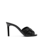 Stijlvolle Muiltjes voor Trendy Vrouwen Saint Laurent , Black , Dames