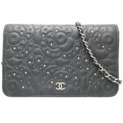 Pre-owned Fabric chanel-bags Chanel Vintage , Gray , Dames