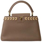 Pre-owned Leather louis-vuitton-bags Louis Vuitton Vintage , Beige , D...