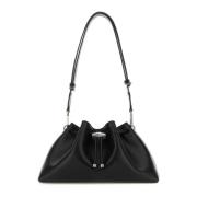 Stijlvolle Zwarte Leren Crossbody Tas Jimmy Choo , Black , Dames