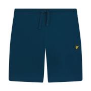 Blauwe Katoenen Sweat Shorts 2024 Lente/Zomer Lyle & Scott , Blue , He...