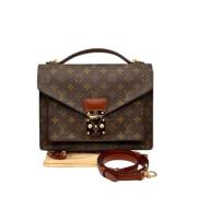 Pre-owned Leather louis-vuitton-bags Louis Vuitton Vintage , Brown , D...