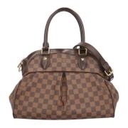 Pre-owned Canvas handbags Louis Vuitton Vintage , Brown , Dames