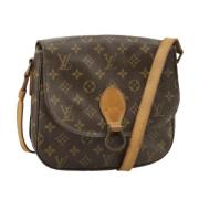 Pre-owned Canvas louis-vuitton-bags Louis Vuitton Vintage , Brown , Da...