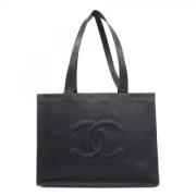 Pre-owned Leather chanel-bags Chanel Vintage , Black , Dames