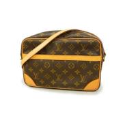 Pre-owned Canvas louis-vuitton-bags Louis Vuitton Vintage , Brown , Da...