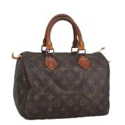 Pre-owned Canvas louis-vuitton-bags Louis Vuitton Vintage , Brown , Da...