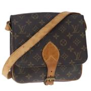 Pre-owned Canvas louis-vuitton-bags Louis Vuitton Vintage , Brown , Da...