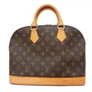 Pre-owned Fabric handbags Louis Vuitton Vintage , Brown , Dames