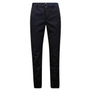 Navy Blauwe Chino Broek Sacai , Blue , Heren