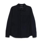 Blauwe Knoopshirt Tommy Hilfiger , Blue , Heren