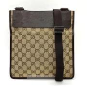 Pre-owned Canvas shoulder-bags Gucci Vintage , Brown , Dames