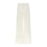 Witte Jeans Knoopsluiting Klassiek Zakken A.p.c. , Beige , Dames