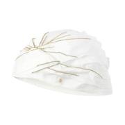 Witte Carrie Chains Tulband Hoofdband Maison Michel , White , Dames