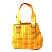 Pre-owned Cotton louis-vuitton-bags Louis Vuitton Vintage , Yellow , D...