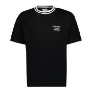 Sportieve Slogan T-shirt Lente-Zomer 2025 Drole de Monsieur , Black , ...